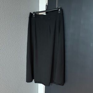 Nordstrom Classic Black Midi Skirt